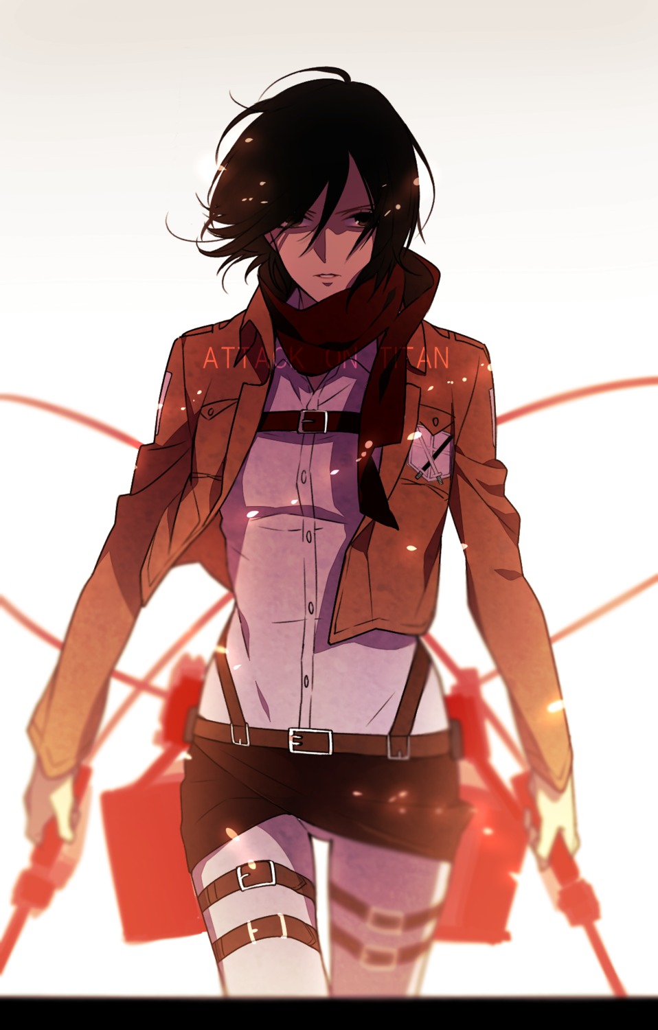 kazari_tayu mikasa_ackerman shingeki_no_kyojin uniform