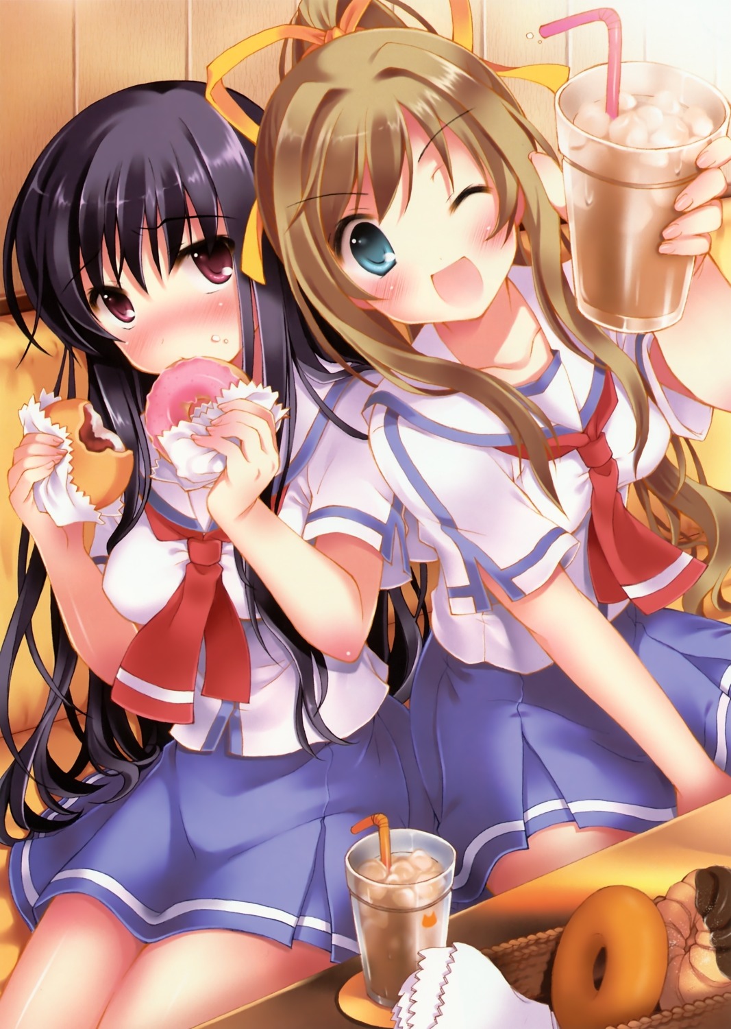 miyazawa_midori natsu_no_ame pan segawa_rikako seifuku