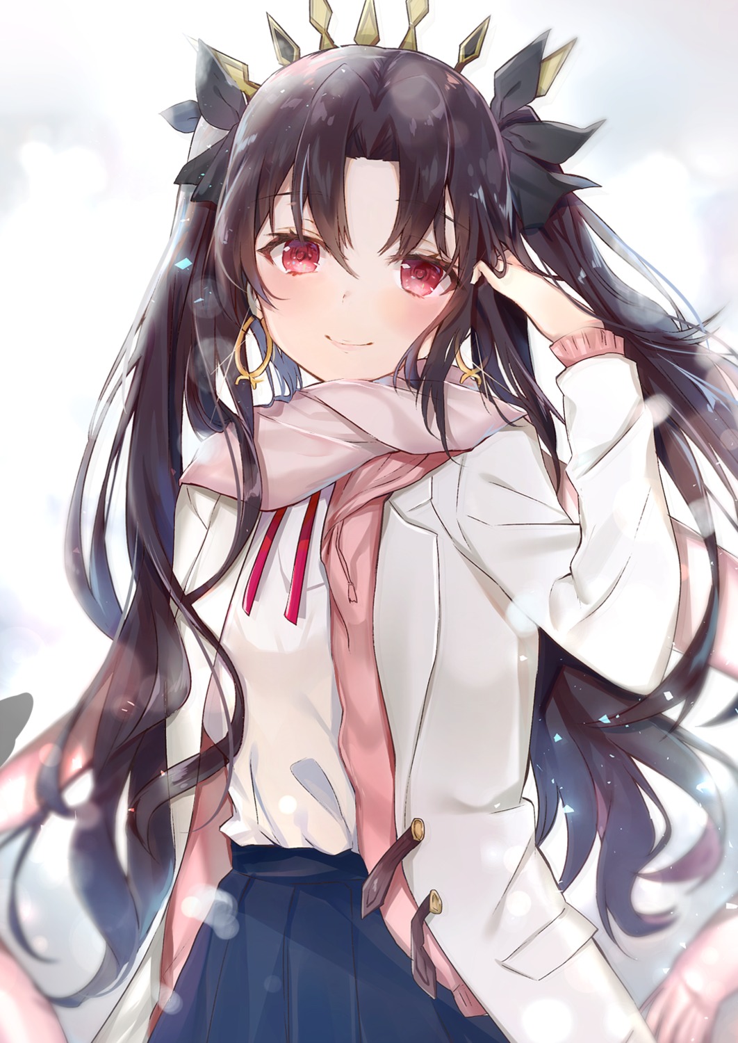 fate/grand_order ishtar_(fate/grand_order) nanakagura seifuku toosaka_rin