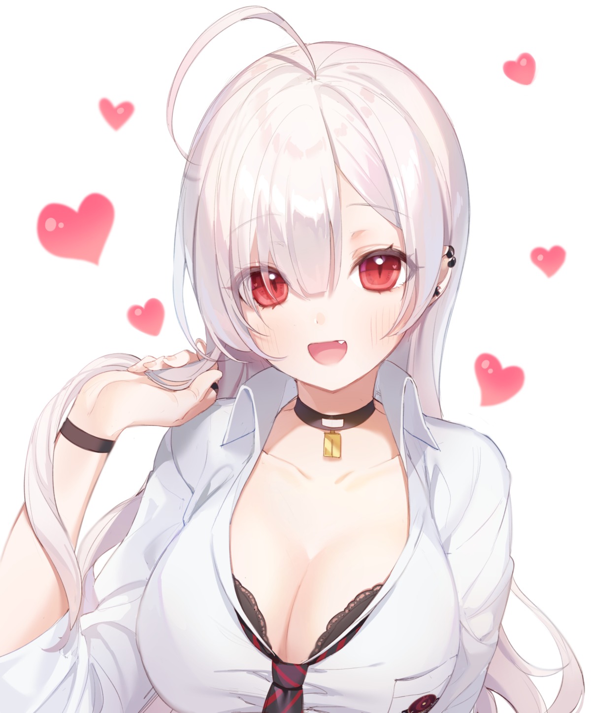 a20_(atsumaru) bra cleavage open_shirt seifuku