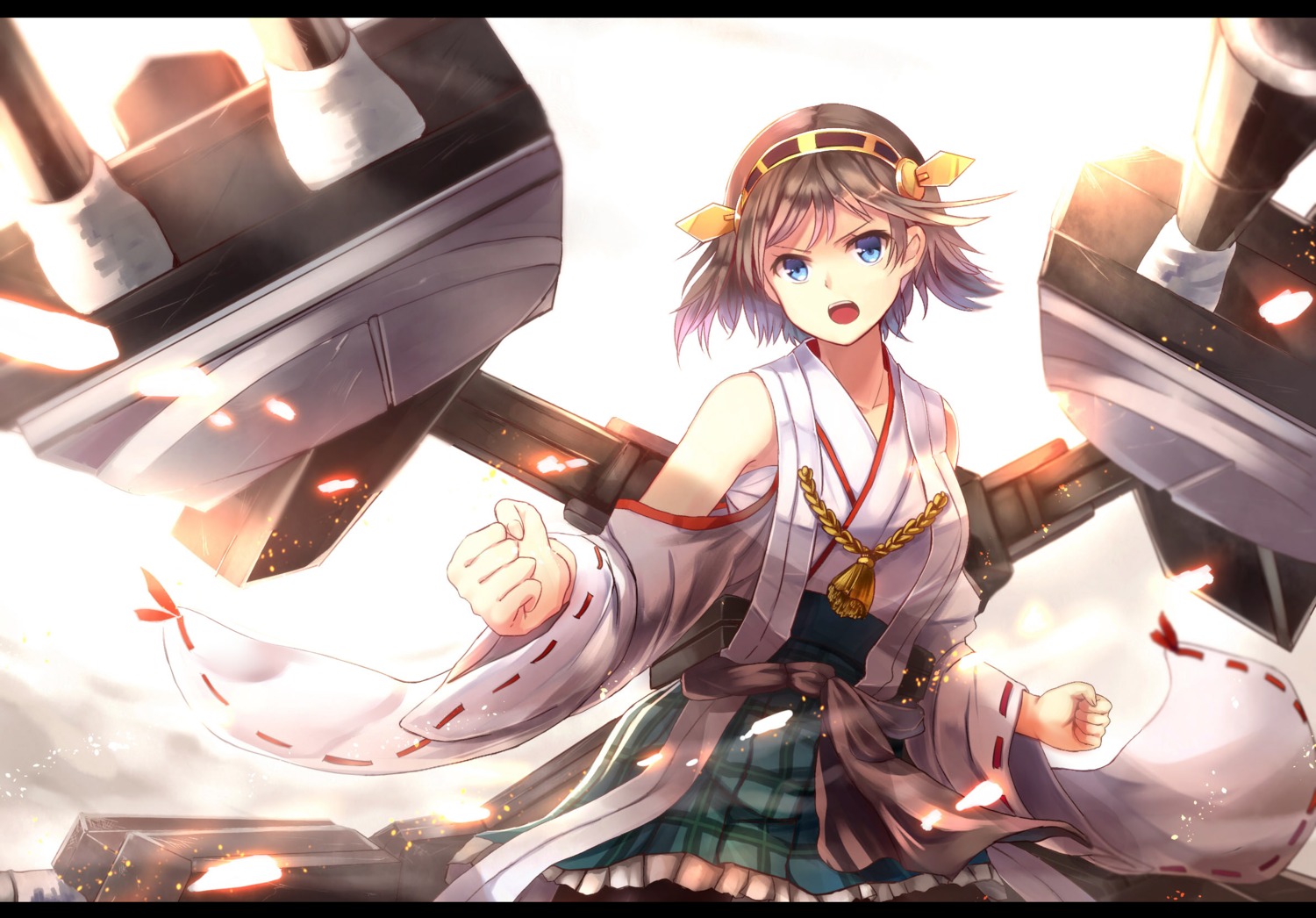 hiei_(kancolle) kantai_collection sakura_ani