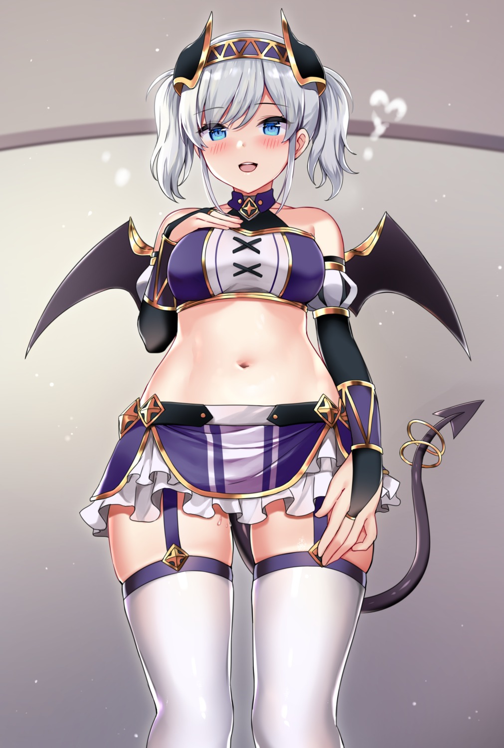 kaetzchen kazemiya_akari princess_connect princess_connect!_re:dive stockings tail thighhighs wings