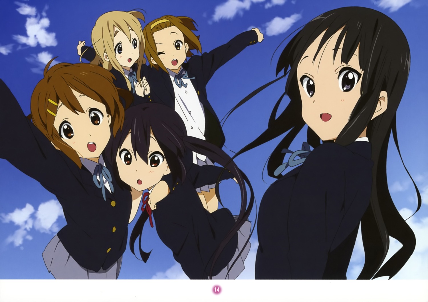 akiyama_mio hirasawa_yui horiguchi_yukiko k-on! kotobuki_tsumugi nakano_azusa overfiltered seifuku tainaka_ritsu