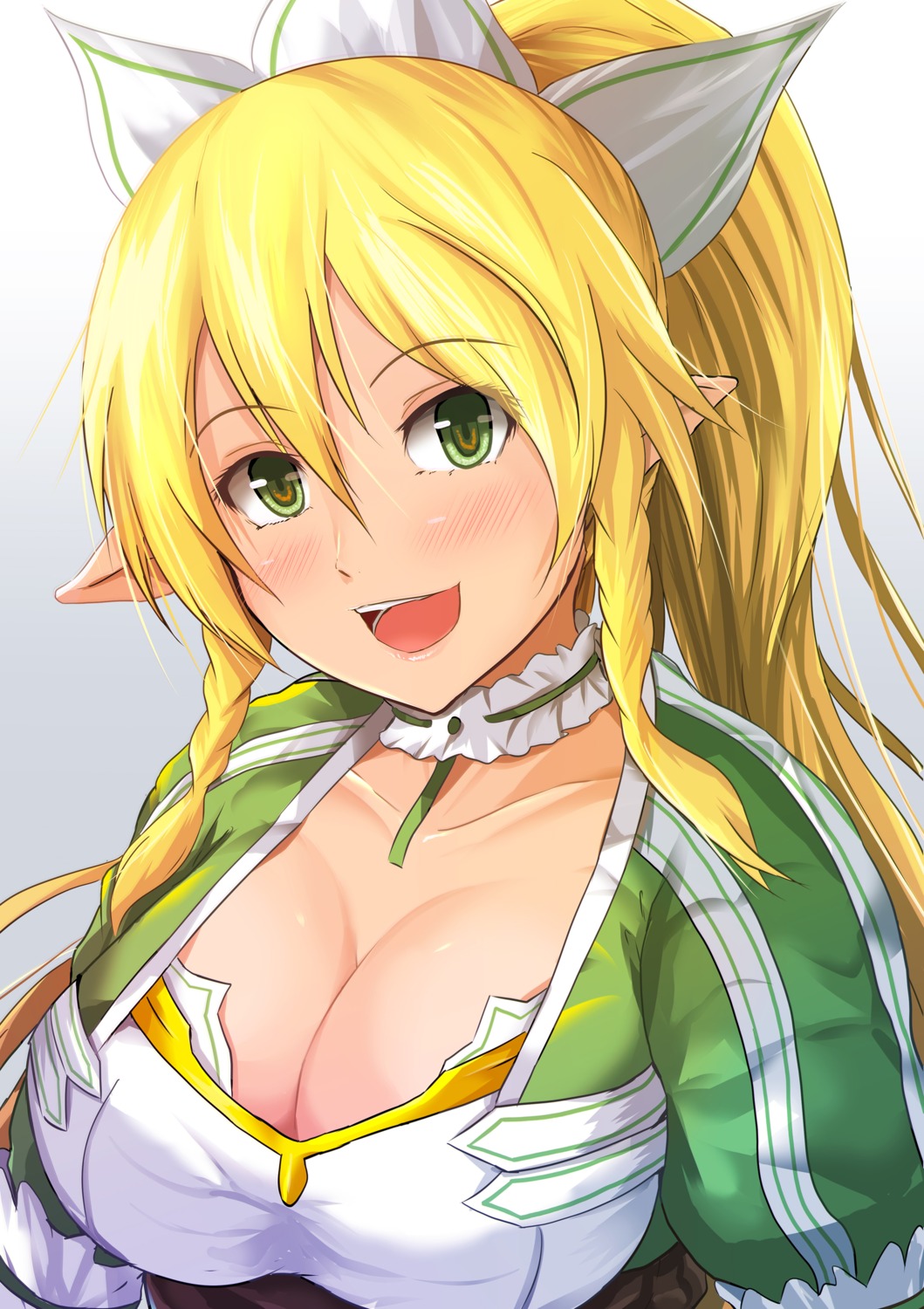 alfheim_online cleavage kanzaki_kureha leafa pointy_ears sword_art_online