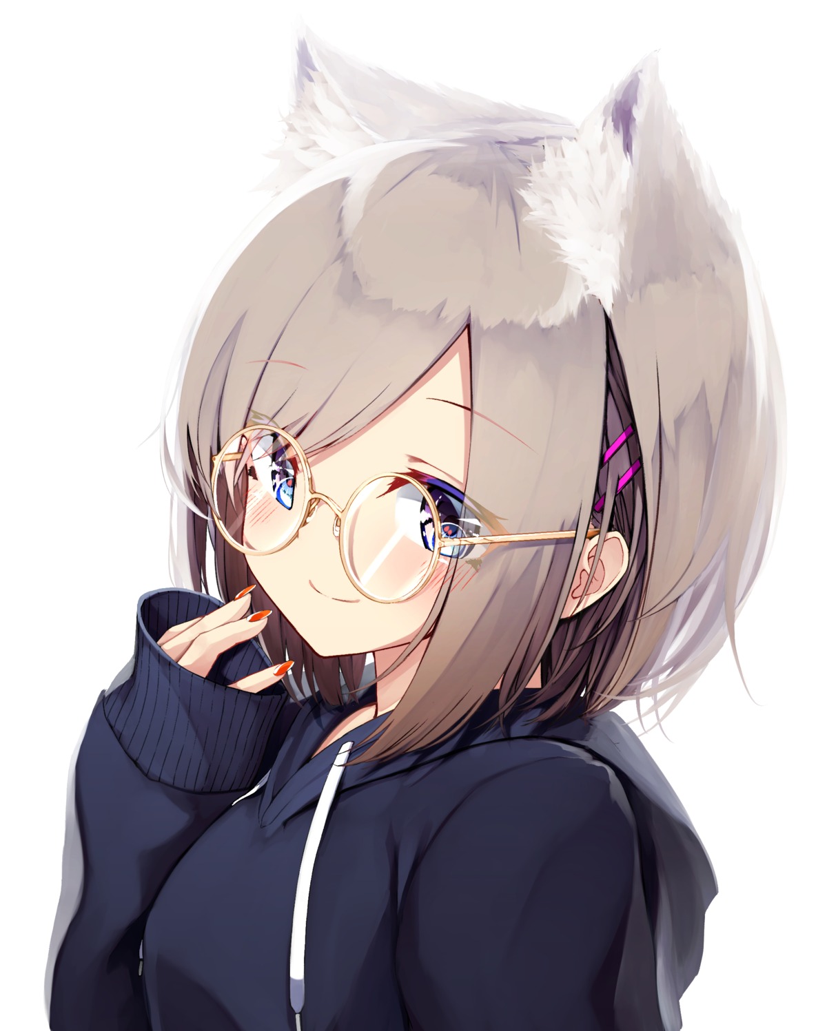 animal_ears mayogii megane nekomimi