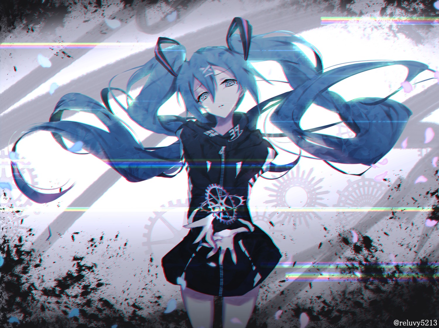hatsune_miku official_watermark reluvy vocaloid