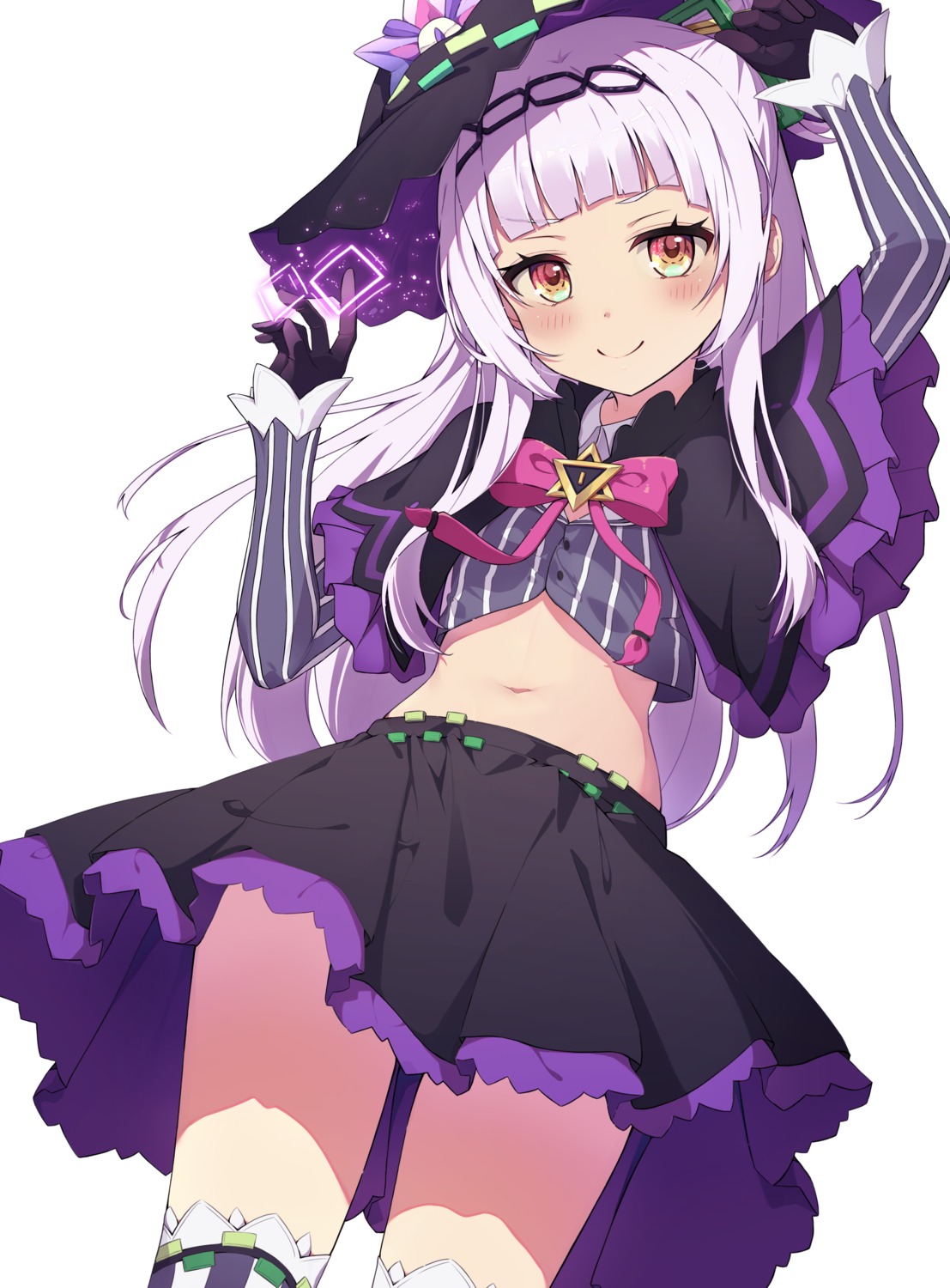 hololive keis_(locrian1357) murasaki_shion thighhighs