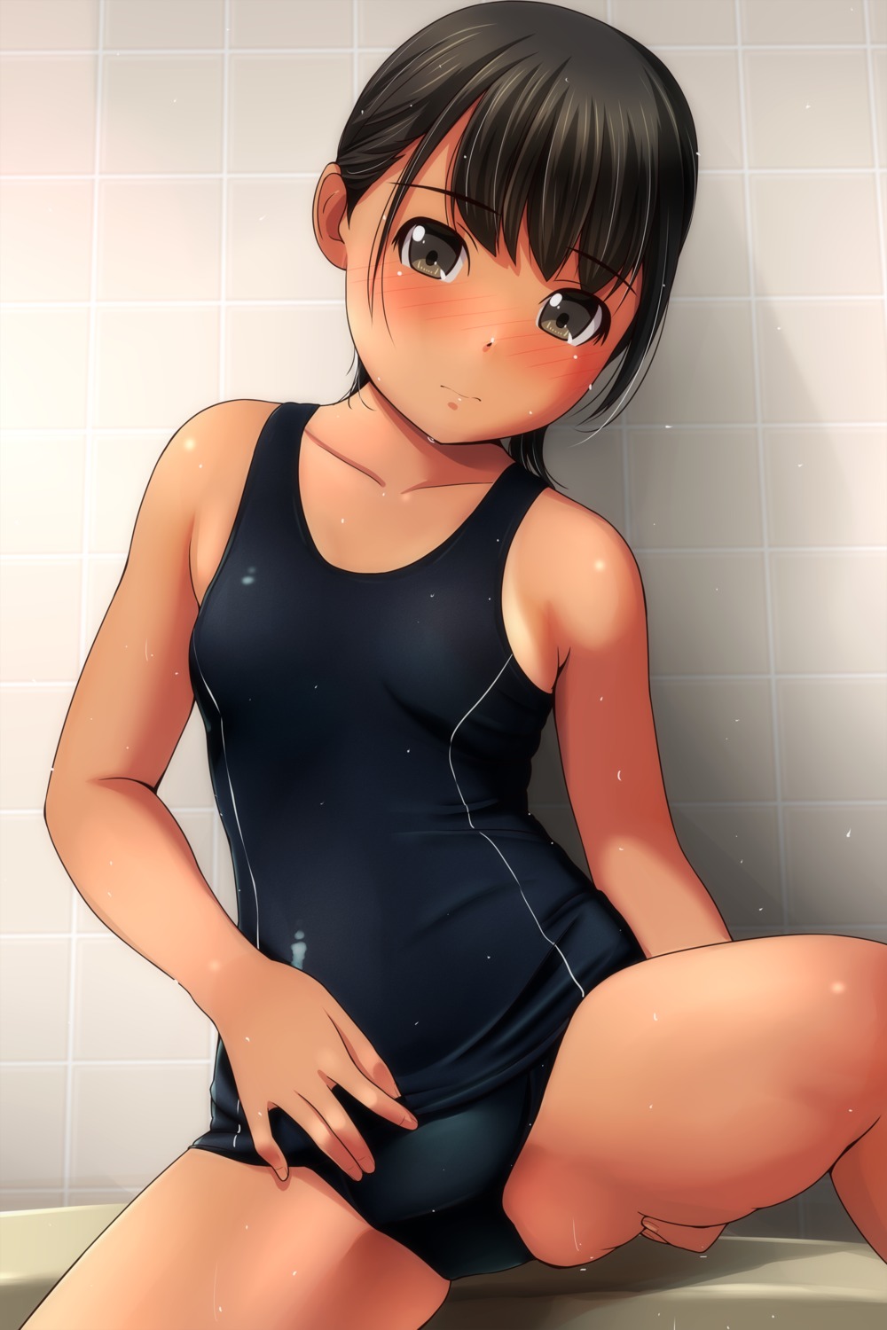 loli matsunaga_kouyou school_swimsuit swimsuits wet