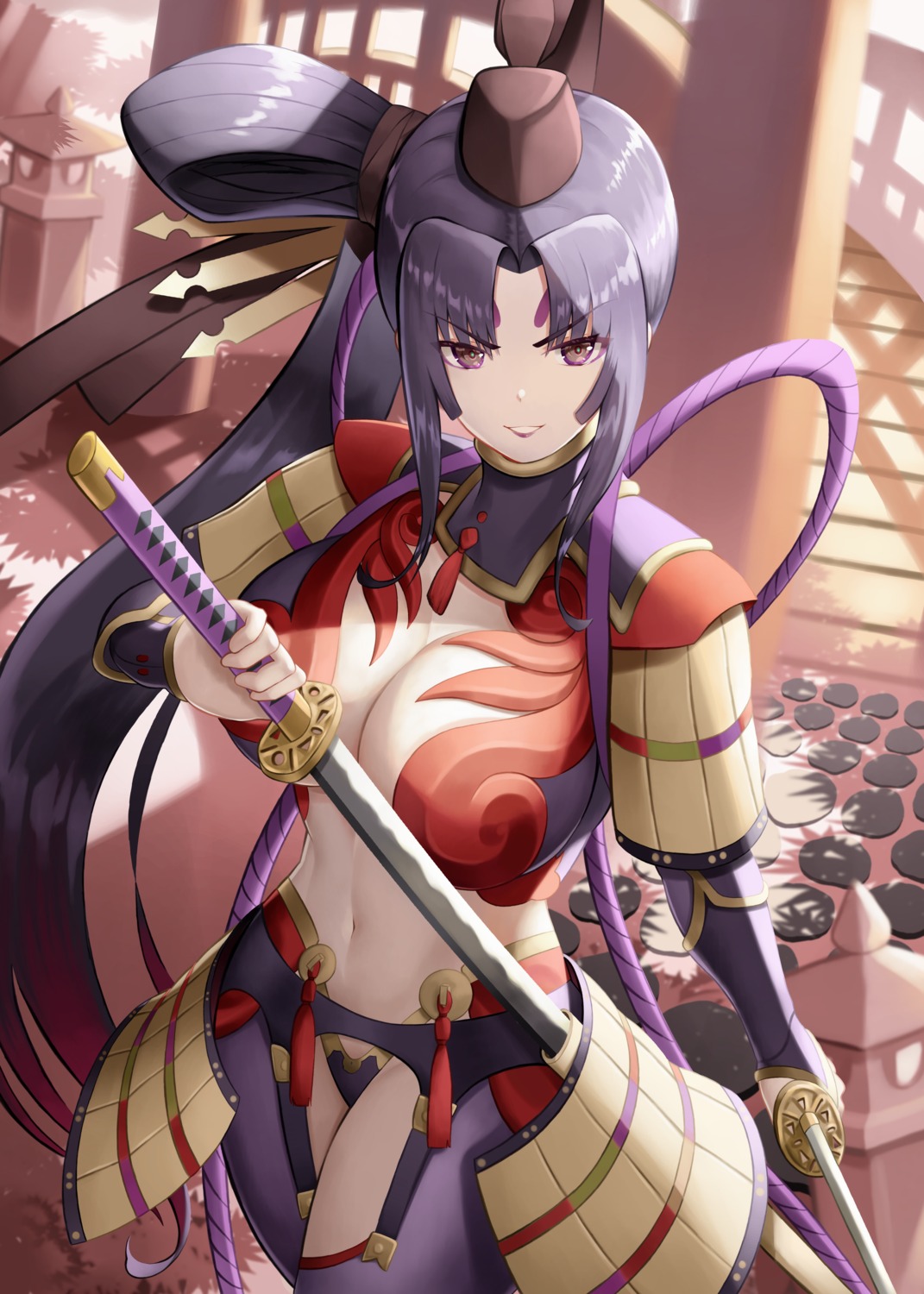 armor bikini_armor fate/grand_order sword tagme ushiwakamaru_(fate/grand_order)