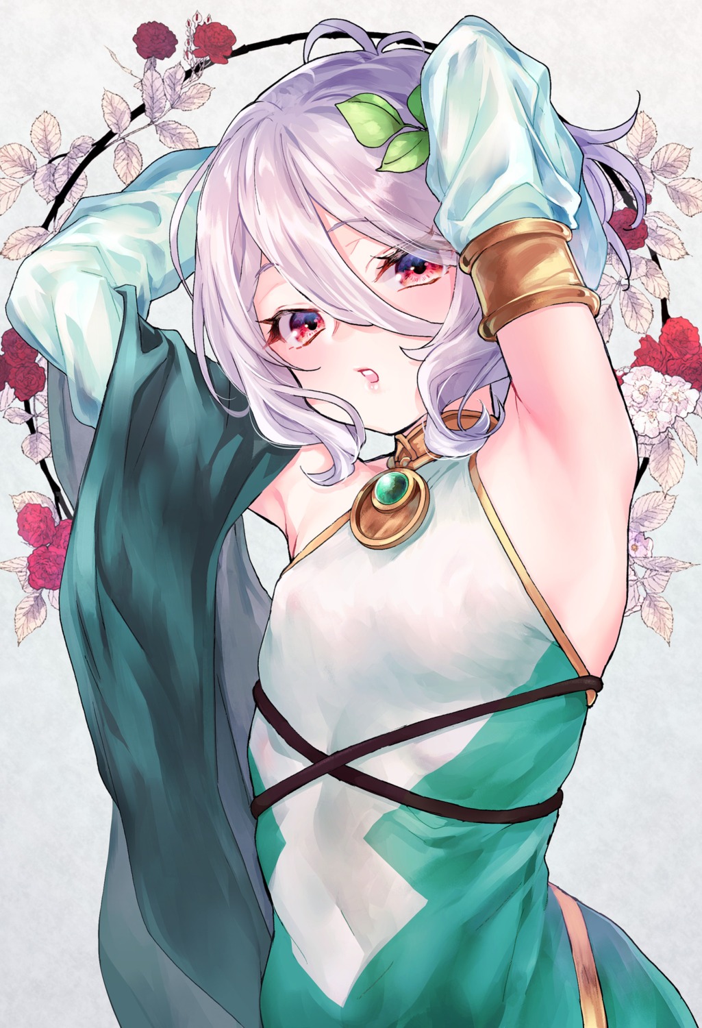 dress erect_nipples kokkoro no_bra princess_connect princess_connect!_re:dive siihachi