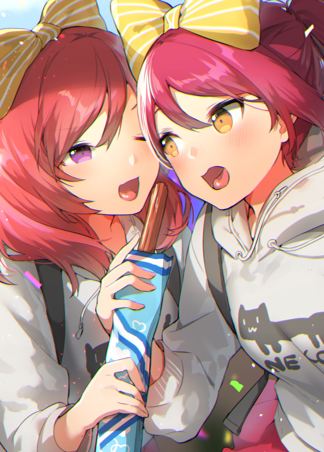 crossover itohana love_live! love_live!_sunshine!! nishikino_maki sakurauchi_riko