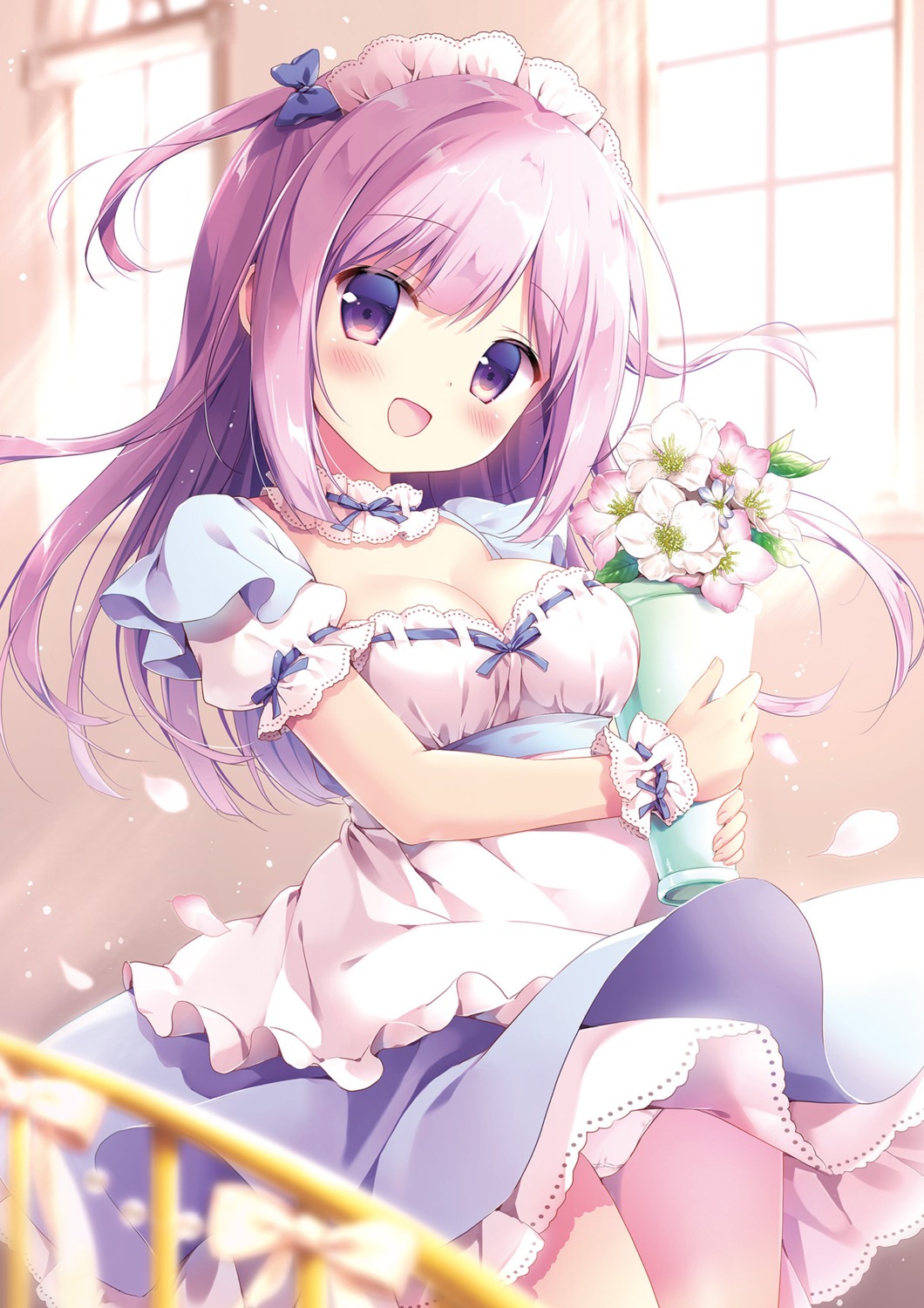 canvas+garden cleavage maid miyasaka_naco pantsu sayaka_(canvas+garden)