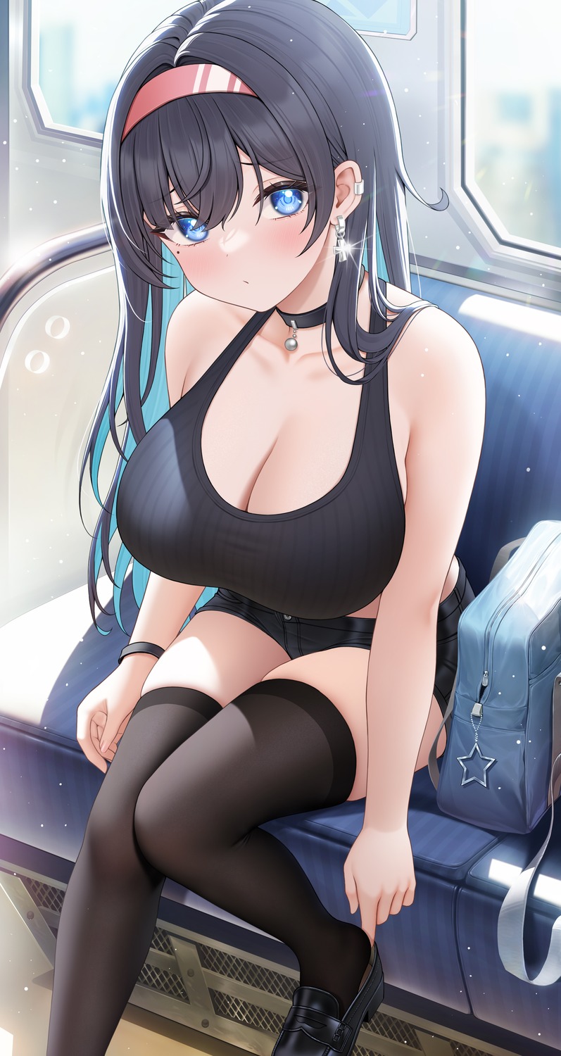 fukuro_ko_(greentea) thighhighs