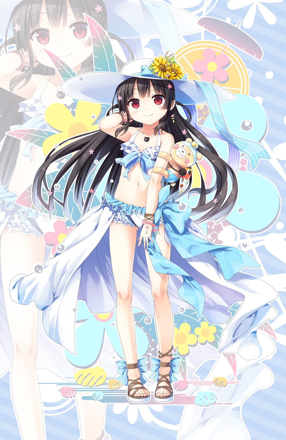 bikini cura hachiroku loli lose maitetsu swimsuits