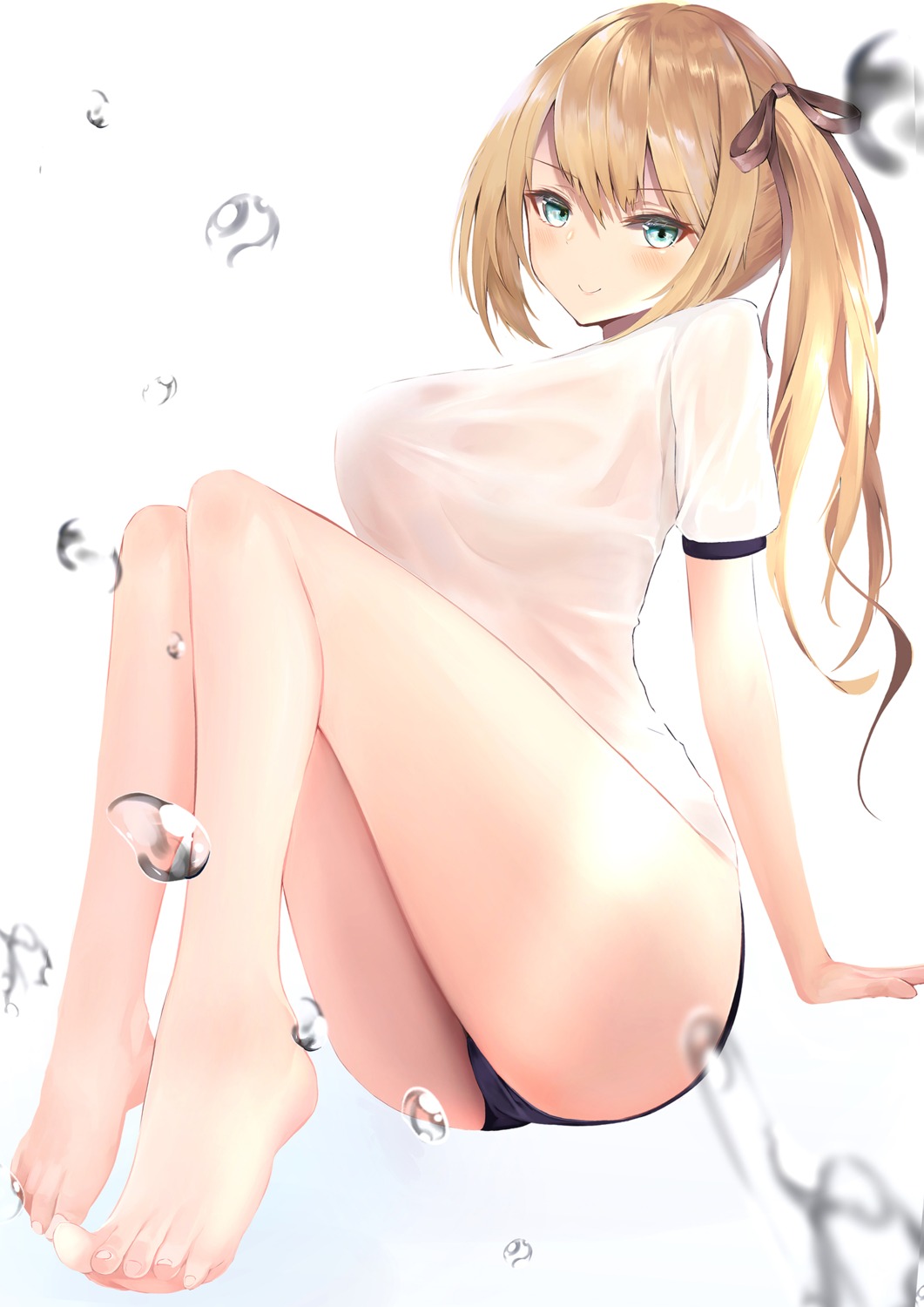 buruma feet gym_uniform see_through yk_(pixiv43531291)