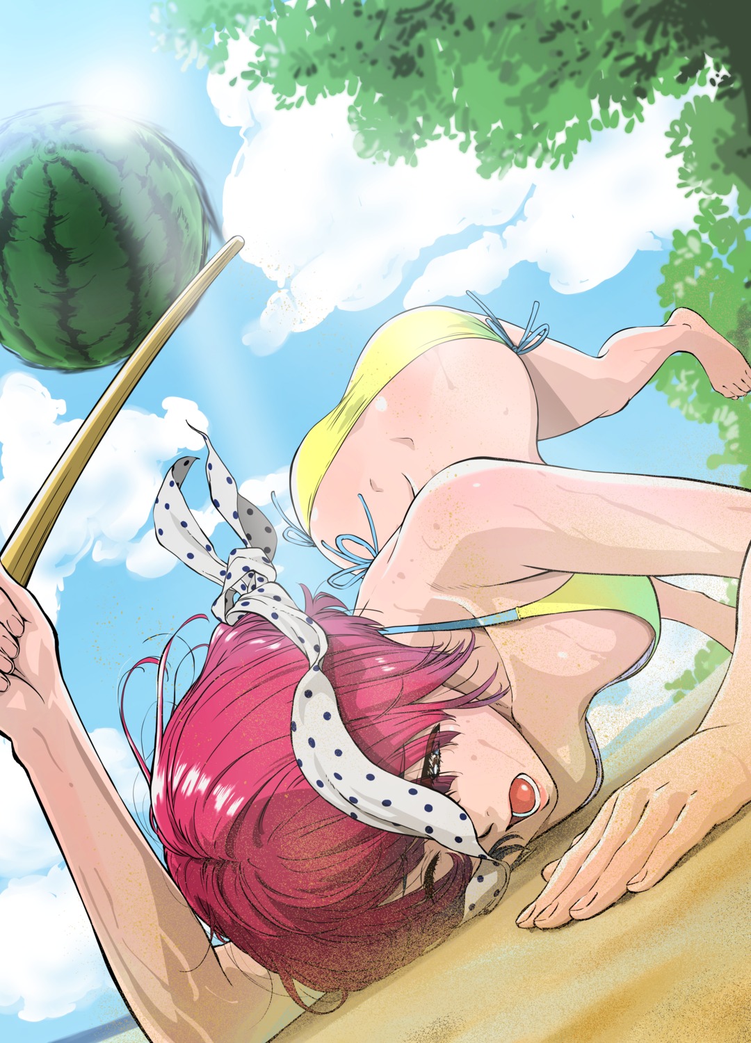 ass bikini kakitama swimsuits weapon wet