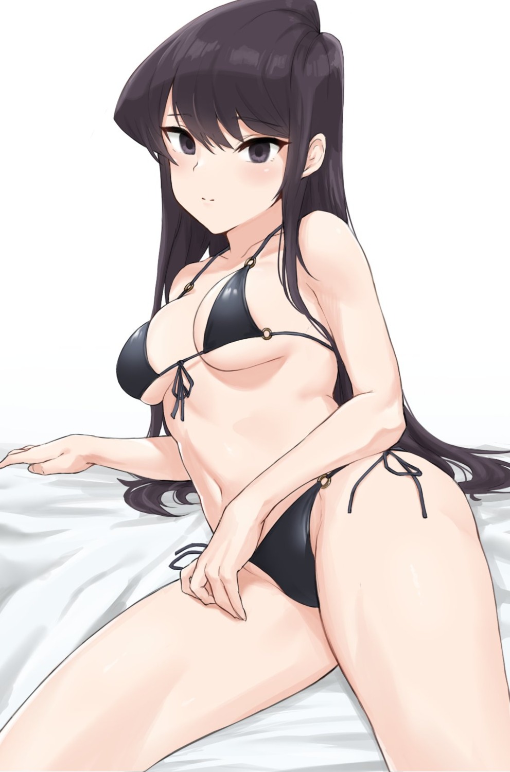 bikini chagama_teishoku komi-san_wa_komyushou_desu. komi_shouko swimsuits