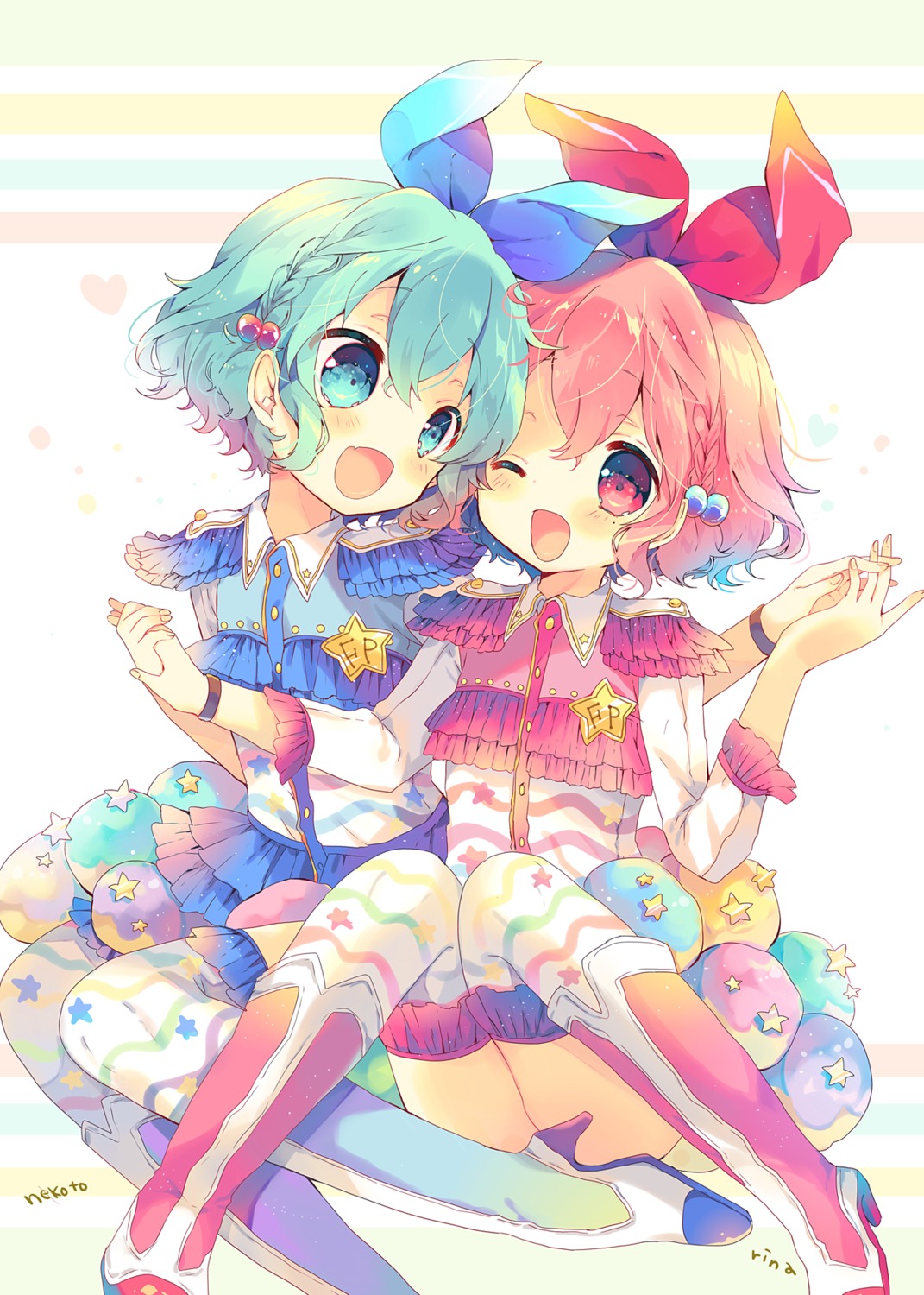 dorothy_west heels leona_west neko_to_rina pretty_series pripara thighhighs trap