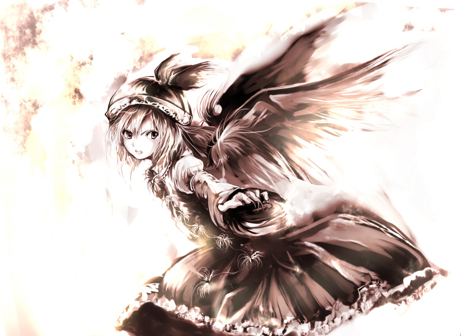 mystia_lorelei touhou wings yae_(mono)