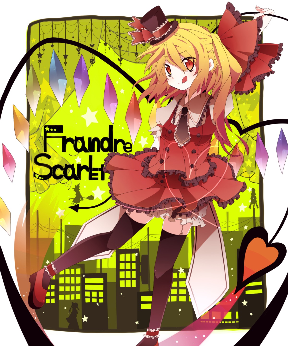 flandre_scarlet fujisaki_miyabi stockings thighhighs touhou