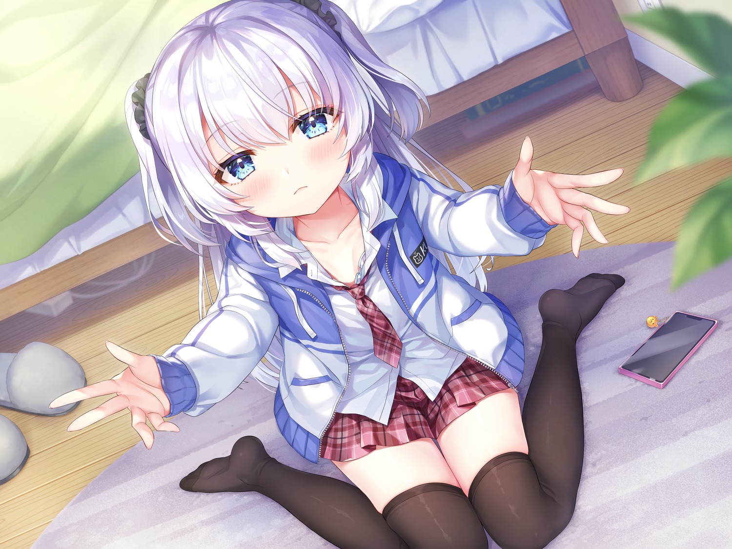 loli otosume_ruiko seifuku thighhighs