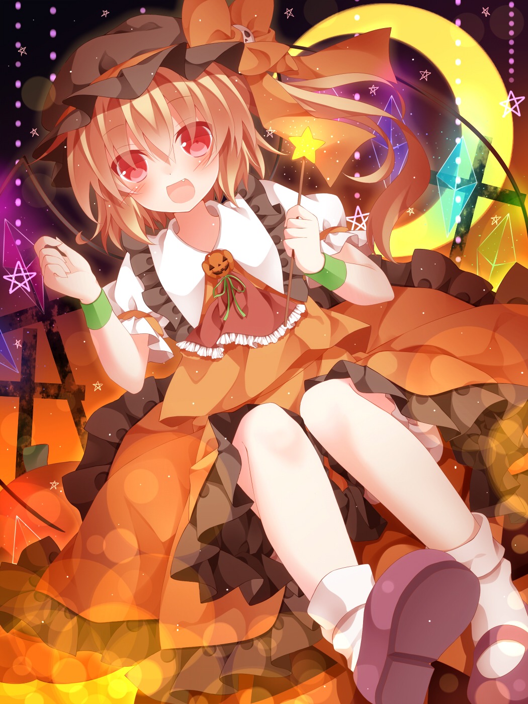 flandre_scarlet halloween mog_(artist) touhou