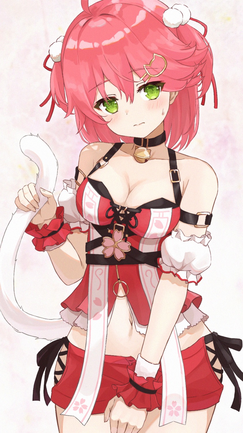 hololive norio_(noriosub) sakura_miko tail