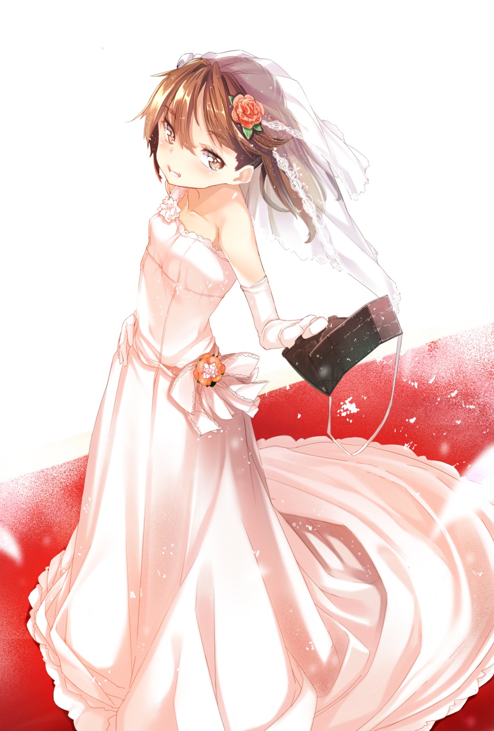 dress furisuku kantai_collection ryuujou_(kancolle) wedding_dress