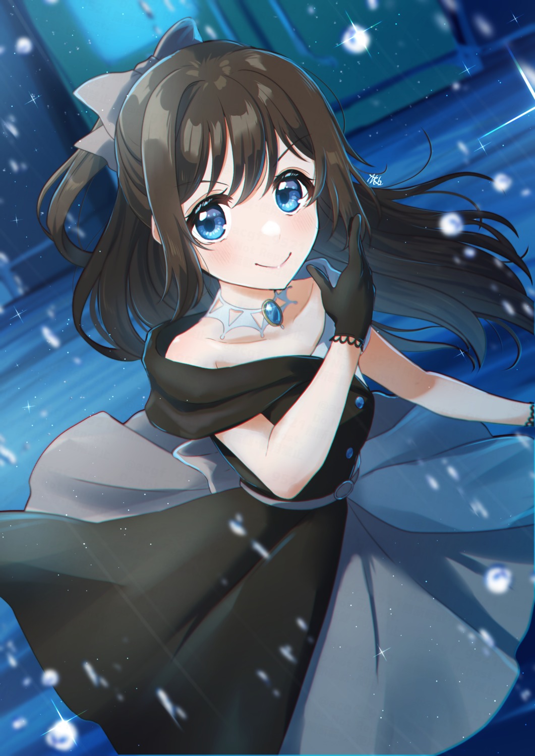 dress kyaku_tatsu love_live!_nijigasaki_high_school_idol_club ousaka_shizuku