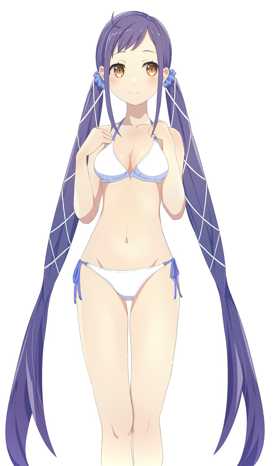 bikini cleavage na-suke re_zero_kara_hajimeru_isekai_seikatsu swimsuits