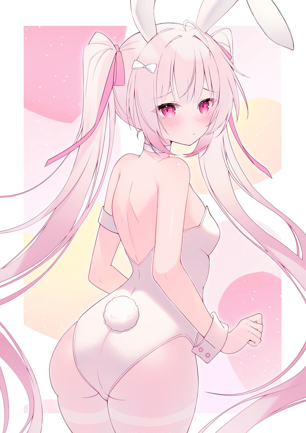 animal_ears ass bunny_ears bunny_girl ice_(ice) pantyhose tail