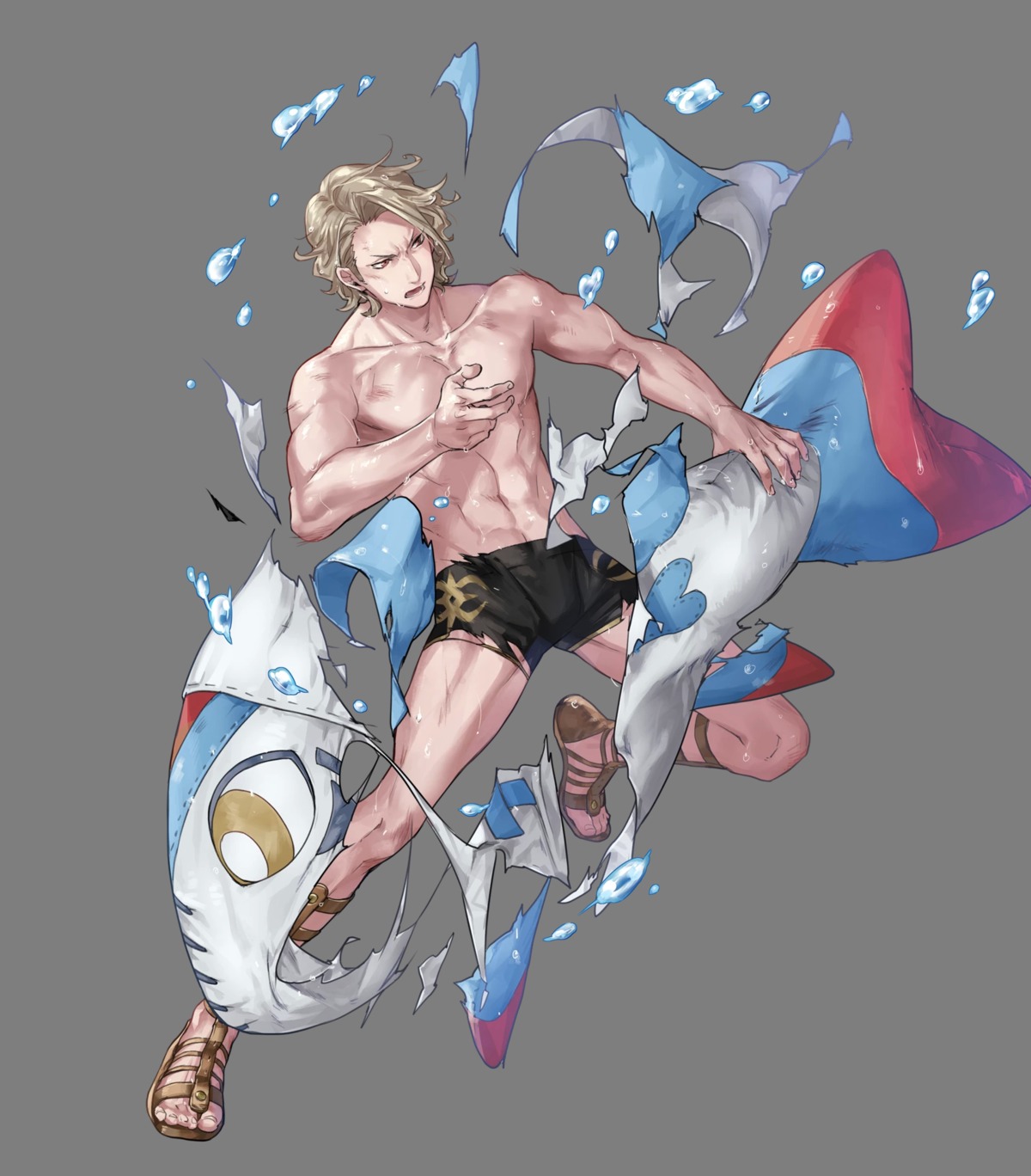 fire_emblem fire_emblem_heroes fire_emblem_if nintendo penekor torn_clothes transparent_png xander_(fire_emblem)