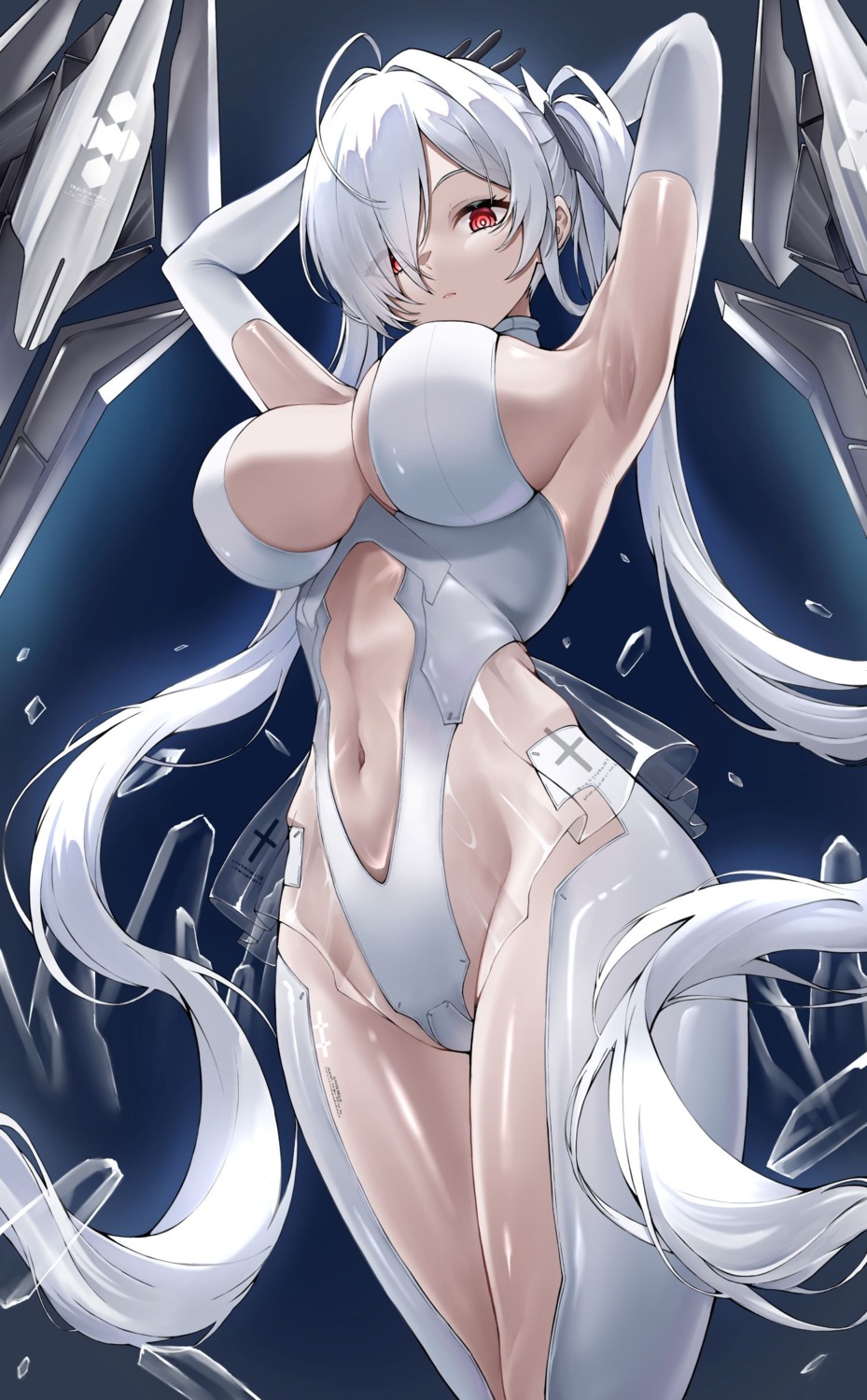 bodysuit cinderella_(nikke) goddess_of_victory:_nikke lds_(dstwins97) no_bra see_through