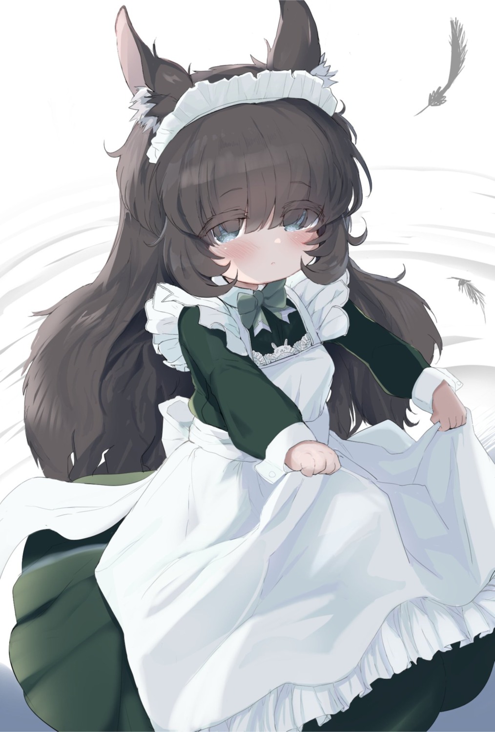 animal_ears maid skirt_lift tagme