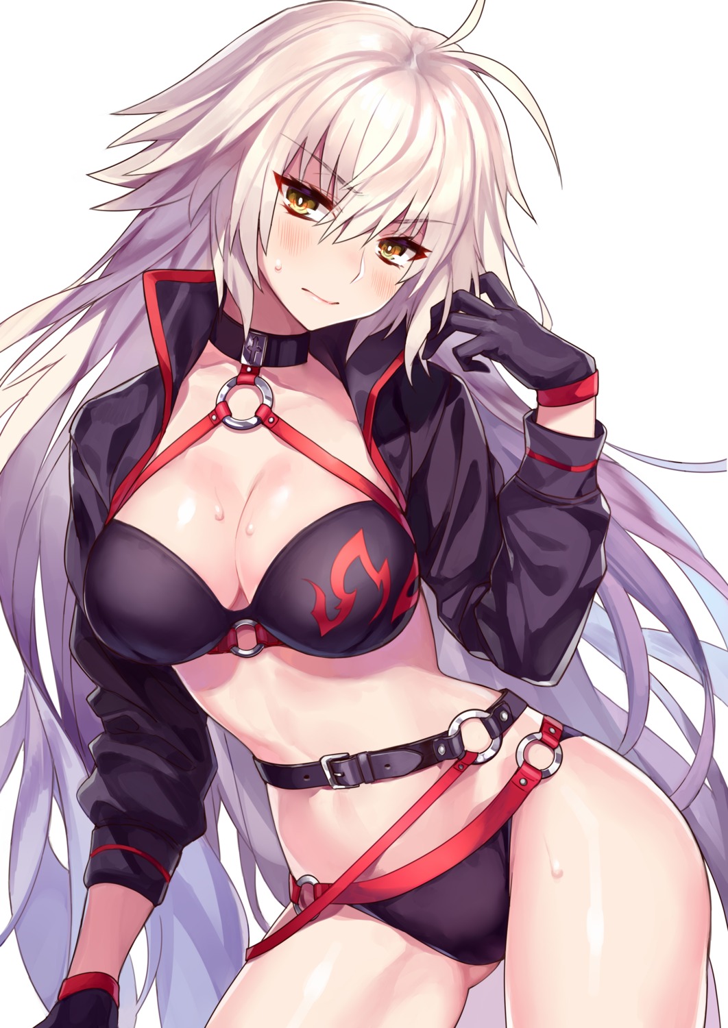 bikini cleavage fate/grand_order jeanne_d'arc jeanne_d'arc_(alter)_(fate) komeo15 swimsuits