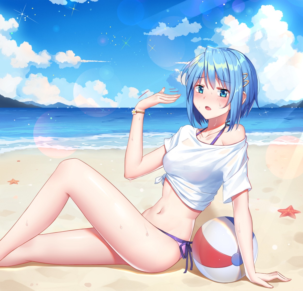 bikini du_mogu miki_sayaka puella_magi_madoka_magica swimsuits