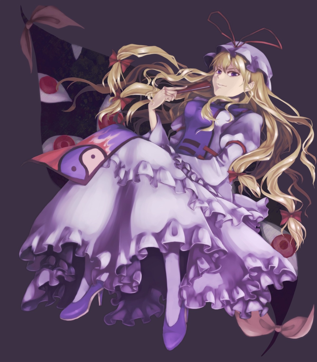 aoi_mirin touhou yakumo_yukari