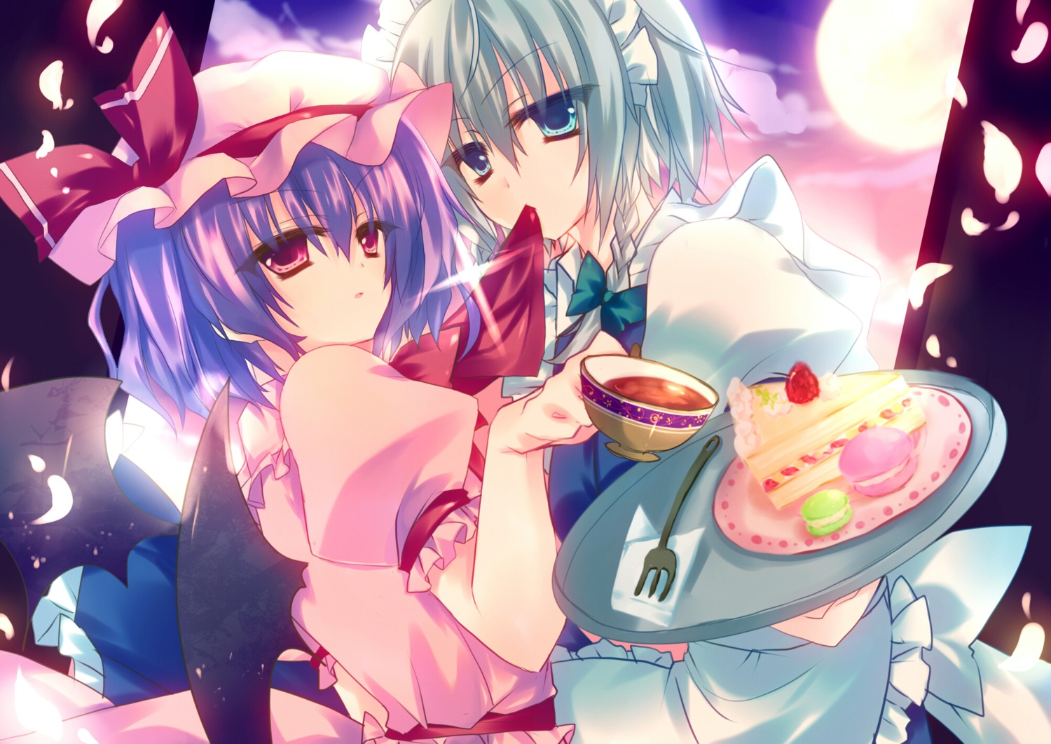 izayoi_sakuya matsumiya_kiseri remilia_scarlet touhou