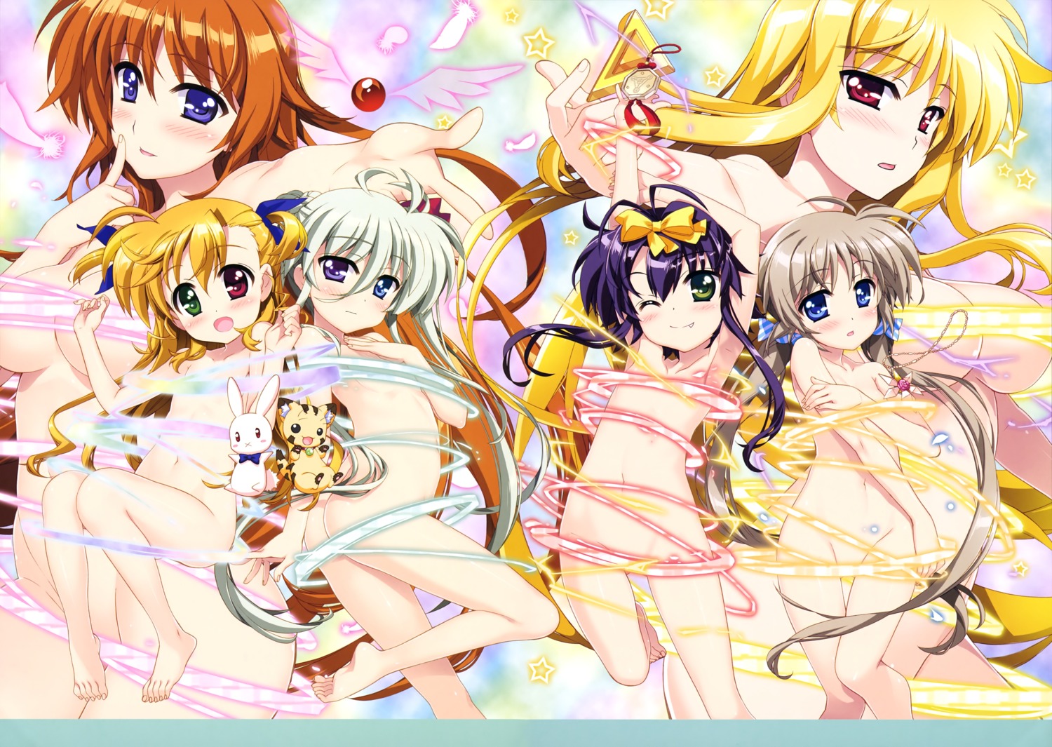 ass censored corona_timir einhart_stratos fate_testarossa fujima_takuya heterochromia loli mahou_shoujo_lyrical_nanoha mahou_shoujo_lyrical_nanoha_vivid naked rio_wezley takamachi_nanoha vivio