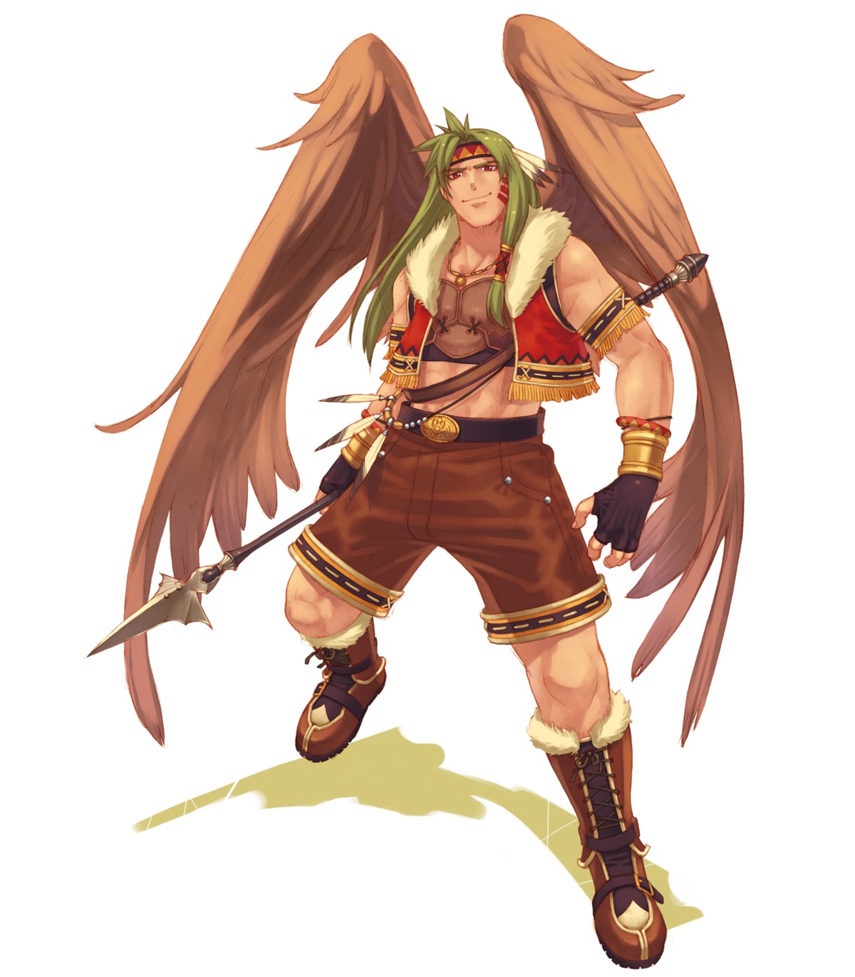 hirano_katsuyuki kurt male spectral_souls spectral_souls_ii sword wings
