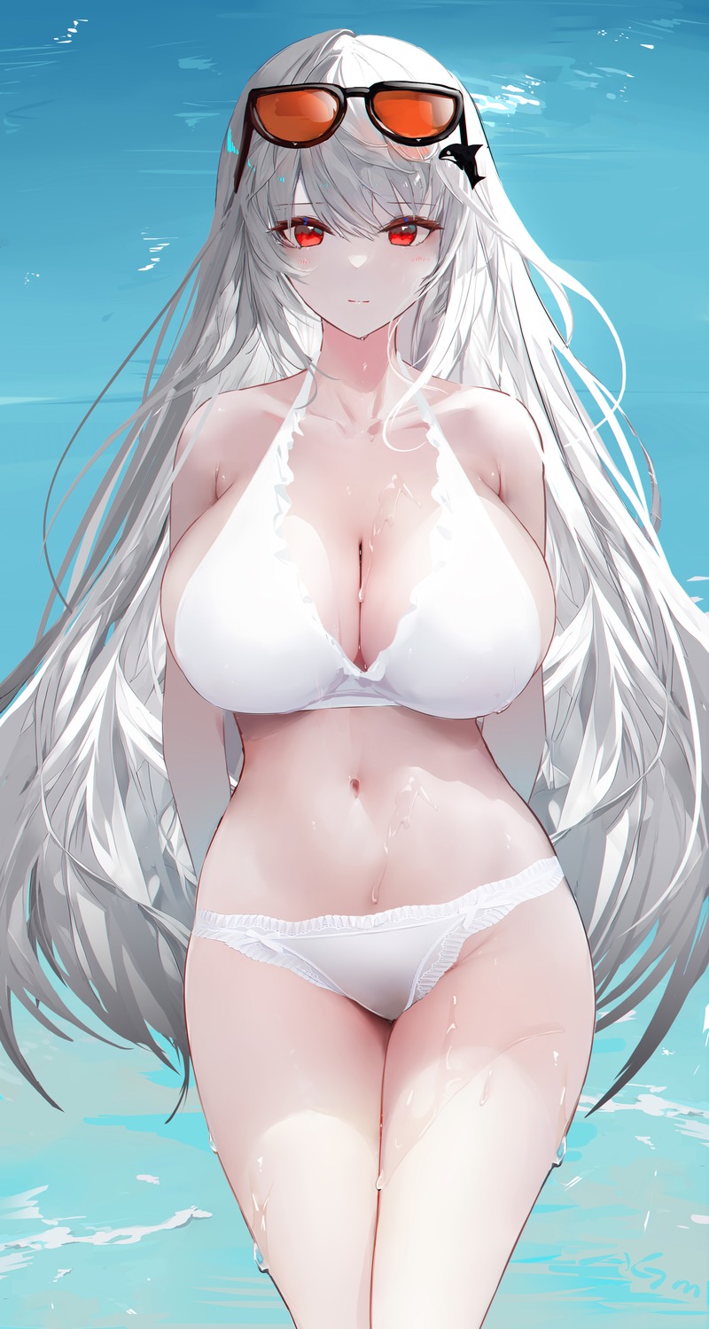 arknights bikini megane omone_hokoma_agm skadi_(arknights) swimsuits