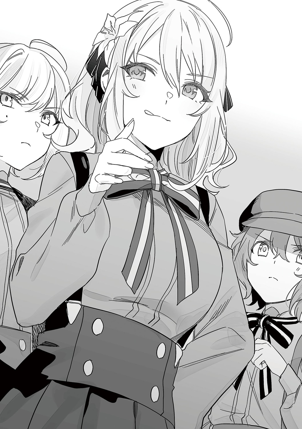 lily_(spy_kyoushitsu) monochrome sara_(spy_kyoushitsu) sibylla_(spy_kyoushitsu) spy_kyoushitsu tomari uniform