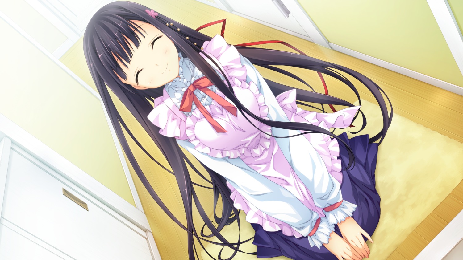 game_cg kanojo_to_ore_to_koibito_to marui mihagino_ayano pulltop_latte