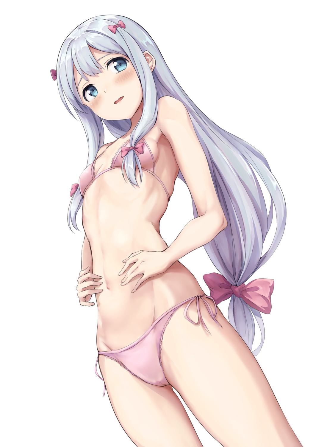 bikini eromanga-sensei hika_(hikara) izumi_sagiri swimsuits