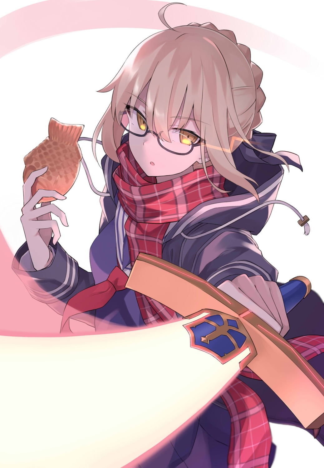 100percent fate/grand_order heroine_x_alter megane seifuku sword