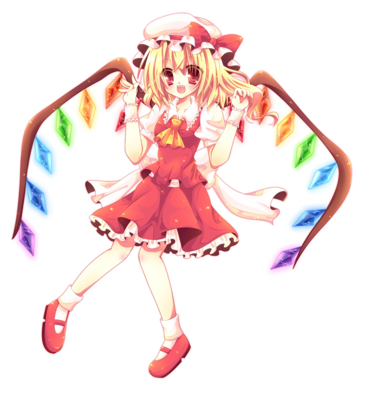 flandre_scarlet momomiya_mion touhou wings