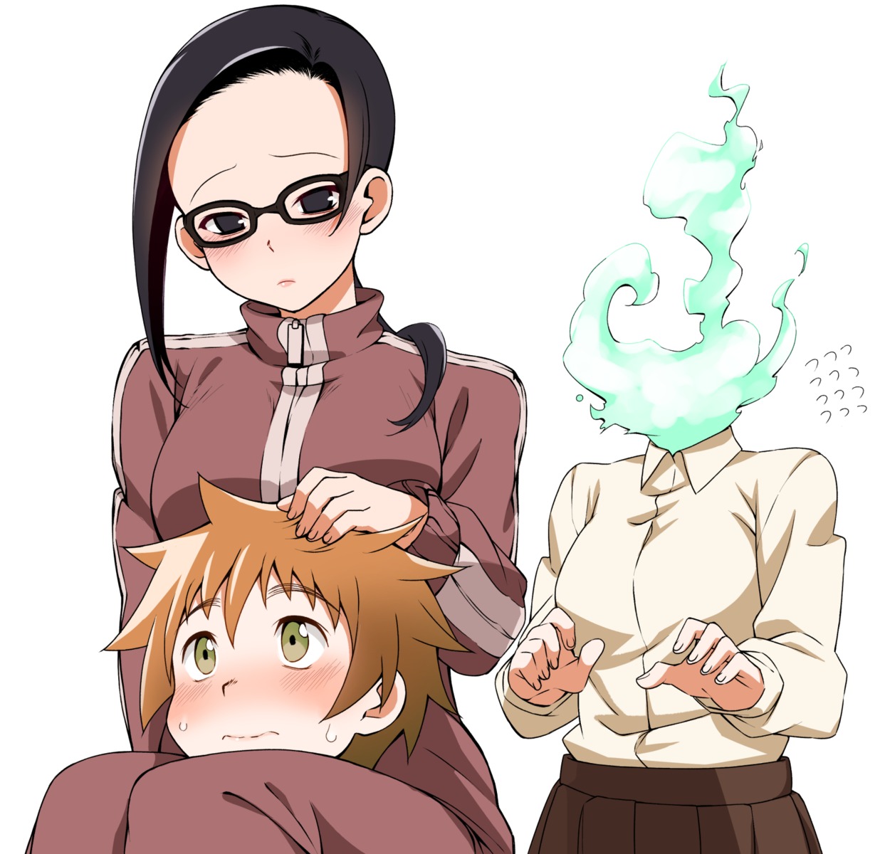 demi-chan_wa_kataritai hatanaka machi_kyouko megane satou_sakie