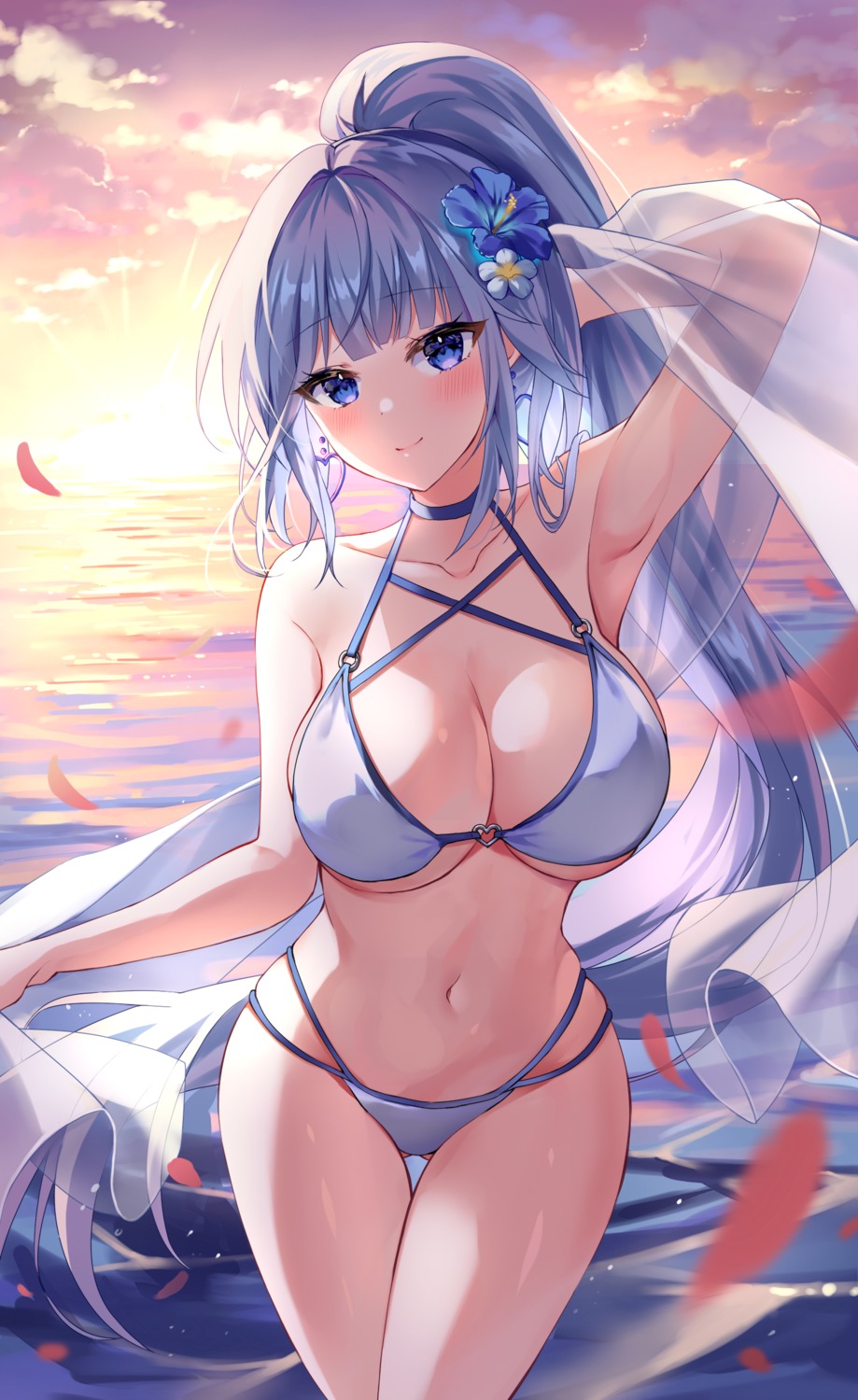 bikini character_pria mayo_(miyusa) see_through swimsuits