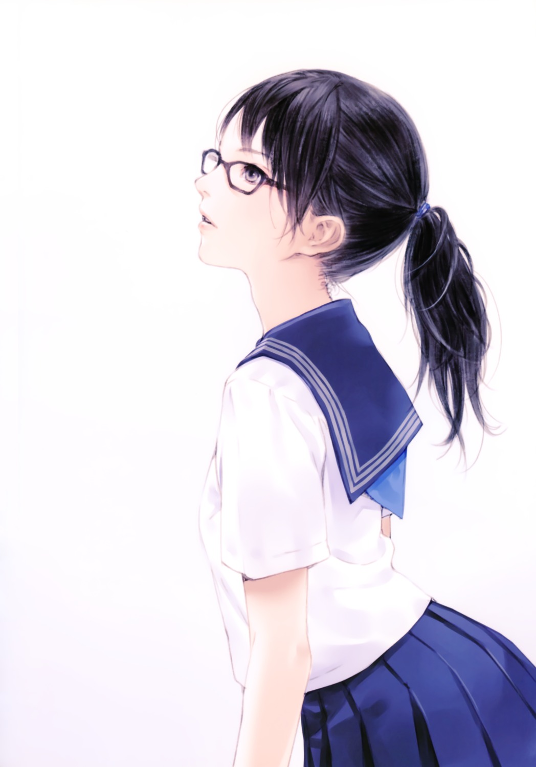 kishida_mel maigo_tsuushin megane seifuku