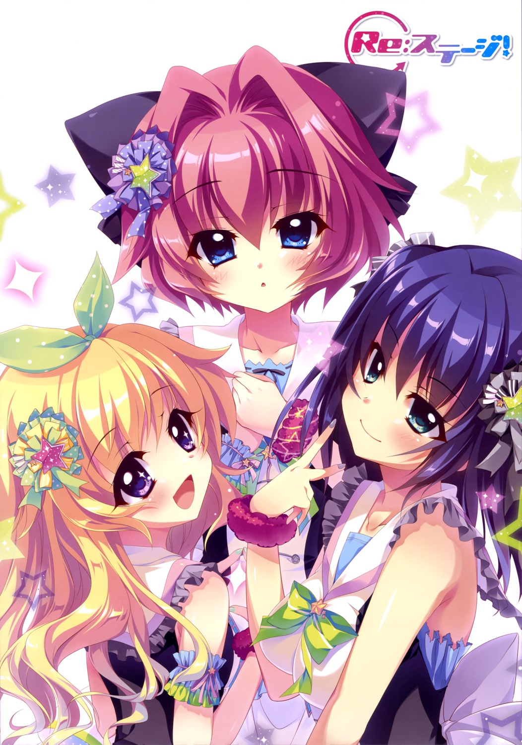 hasegawa_mii hiiragi_kae honjou_kasumi izumi_tsubasu re:stage!_project